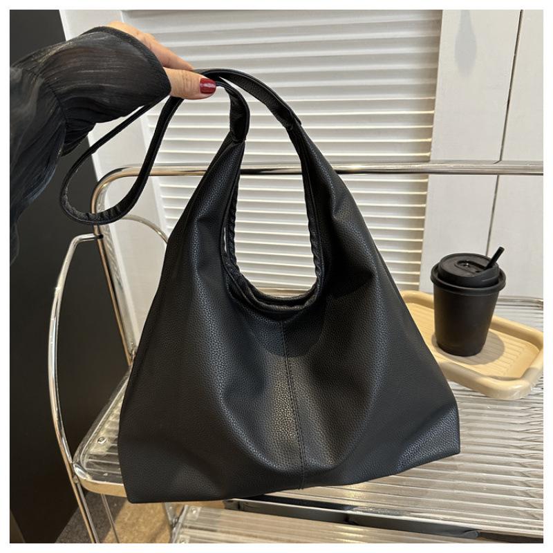 2023 Women's Large Capacity Soft Leather Tote Bag - High-End Shoulder & Underarm Style