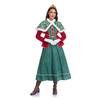 Halloween costume retro court style queen dress long dress performance costume medieval art European farm style