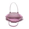 Longchamp Polyamide Canvas With Cow Leather Canvas Bag, One Shoulder Handbag Large Womens Pink