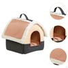 Haustier Katze Hund Haus Bett Zwinger Zubehör Gemütliche Innen Abnehmbare Warme Höhle Nest