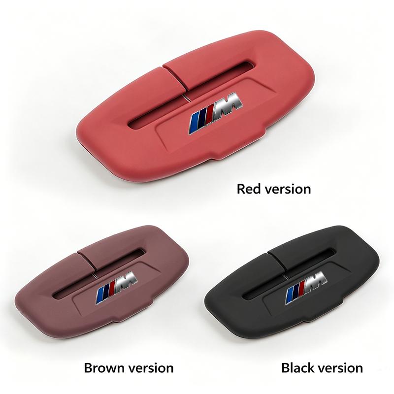 CTCE1 Car Seat Belt Buckle Cover Leather Protector Anti-collision Case Decal For BMW G30 G20 E46 E39 E36 E87 E53 F40 F30 G29 F25 F26