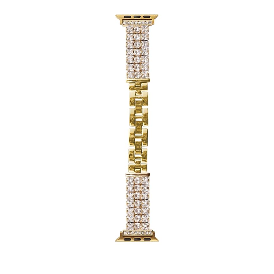 

Strap For Apple Watch Band S11/10/9/8/7/SE/6/5/Ultra 3 iWatch 49/46/45/44/42/41/40/38mm Luxury Glitter Rhinestone Metal Bracelet 38 40 41(S11 10)42MM