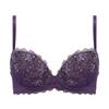 AMOSTYLE BY Triumph Entry Collection Backless Bra Panty Beloved M022 Size E70M & Set, Flower, (Purple),