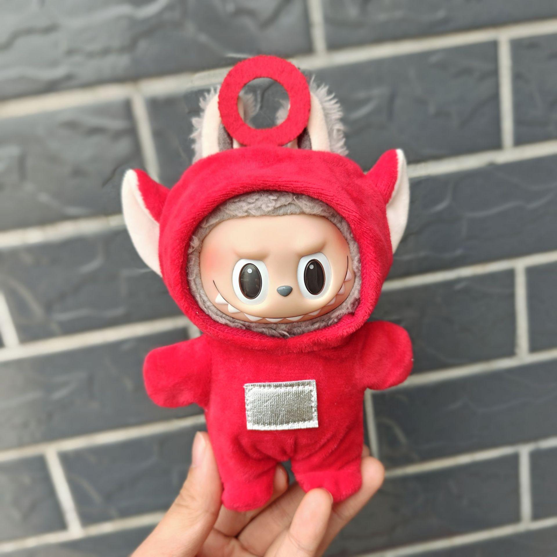 

Gen 1 & 2 Labubu Keychain Pendant & Crossbody Bag in Teletubbies Outfit. Clothes only (doll not included)