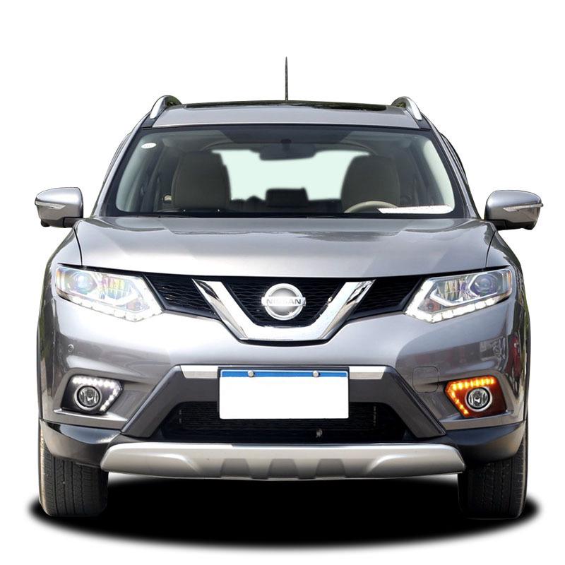 LED Daytime Running Lights for 2014-2016 Nissan X-Trail - Front Bumper Fog Lights