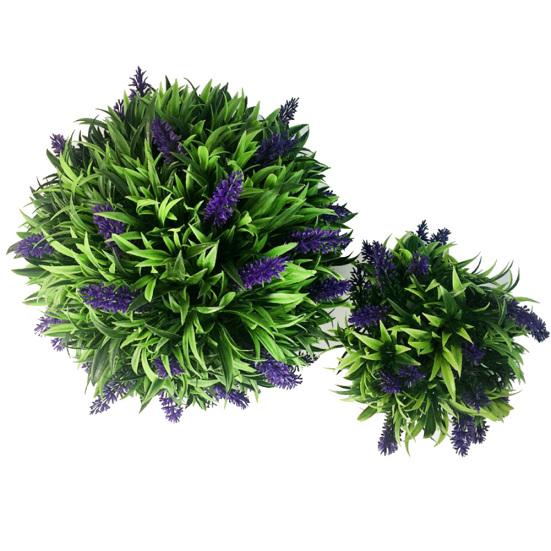 20/25cm Artificial Plastic Lavender Flower Ball Garden Wedding Ceremony Decor
