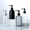 410ml Empty Glass Lotion Bottle Hand Sanitizer Bottle Shampoo Shower Gel Bottle Bathroom Accessories Soap Dispenser
