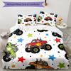3pcs Truck Bedding Set Duvet Cover Closure Includes 1 Duvet Cover & 2 Pillowcases, Soft and Comfortable for All Seasons.
