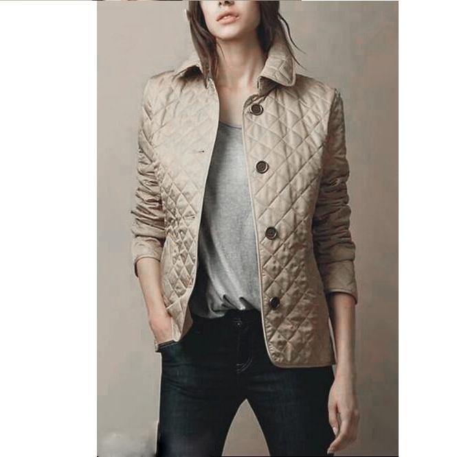 

Модное темпераментное пальто с лацканами на одной пуговице, приталенного кроя, из теплого хлопка L хаки