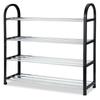 Elegant Multi-Level Metal Shoe Rack, Space-Saving and Economical Home Storage