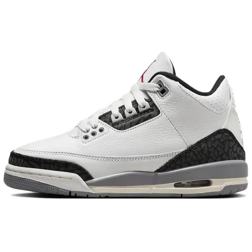 (GS) Air Jordan 3 Retro Cement Grey Kids DM0967-106 EU 37.5