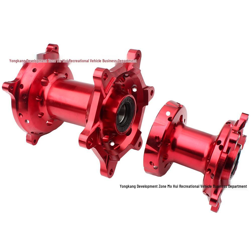CNC Front & Rear Wheel Hubs & Spokes for Honda CRF250R/CRF450R Off-Road Bikes