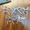 Pearl Bow Heart Pendant Keychain & Phone Charm Gift