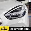 Für BMW Z4 G29 -2024 Autoscheinwerfer Schutzabdeckung Folie Frontlicht Transparentes TPU Kratzfest Scheinwerfer Zubehör