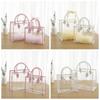Large Capacity Women Shopping Bags Lightweight Clear PVC Handbag Transparent Gift Bag  Candy