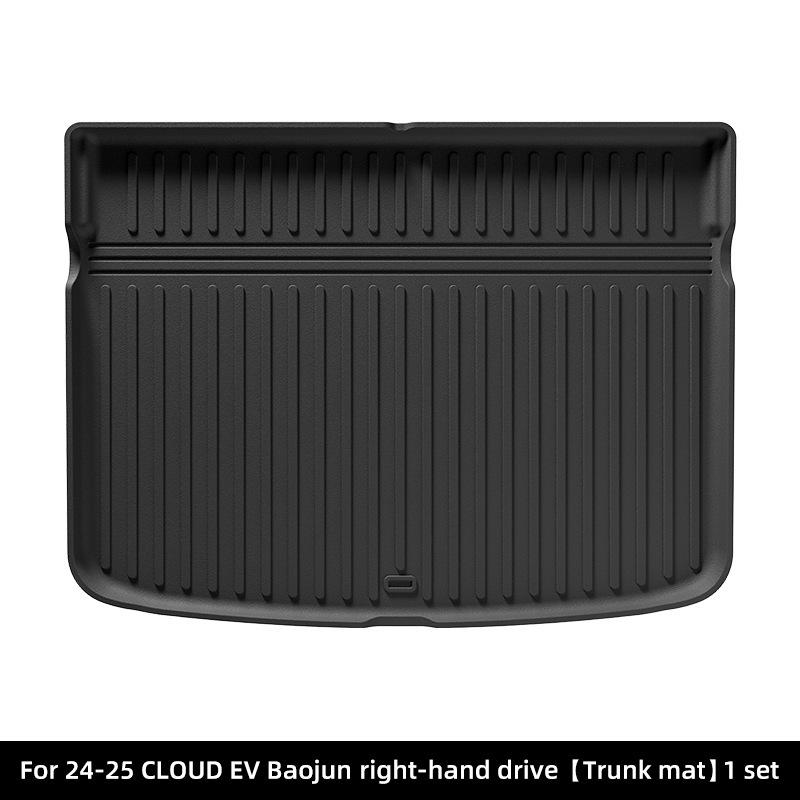 Dedicated TPE floor mats for 2024-2025 Wuling Baojun Yun Duo CLOUD EV RHD cars.