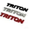 1ks 3D ABS Plastový Dekorativní Písmeno Logo Znak Zadní Kufr Samolepky Pro L200 Triton Autodoplňky