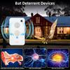 Ultrasonic Bat Repellent Devices for Attic Bat Deterrent Devices Keep Away Bats,Rechargeable Bats Repellents Indoor Outdoor Friendly To Human and Pet