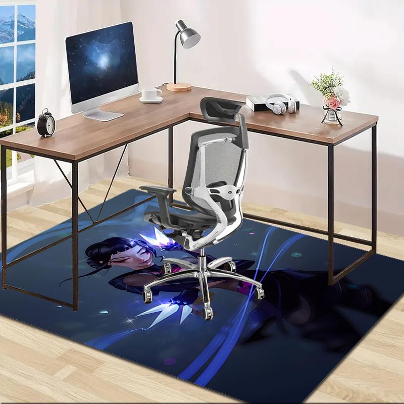 1pc KPop Demon Hunters ZOEY3 Design Area Rug - Non-Slip, Soft & Cozy Floor Mat for Living Room, Bedroom, Office - Indoor/Outdoor Decorative Carpet