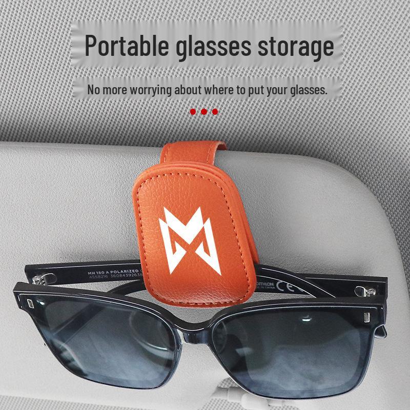 Mengshi Car Sun Visor Magnetic Sunglasses Holder for 917/M817/M800 Models