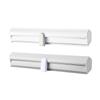 Reusable Food Wrap Dispenser with Cutter Sliding Cling Film Divider, Aluminum Dispenser, Paper