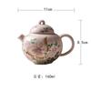 160ml Hand-painted Butterfly Teapot Ancient Tea Infuser Pot Tea Maker Kettle With Ball Hole Tableware Accessories Ornaments Gift