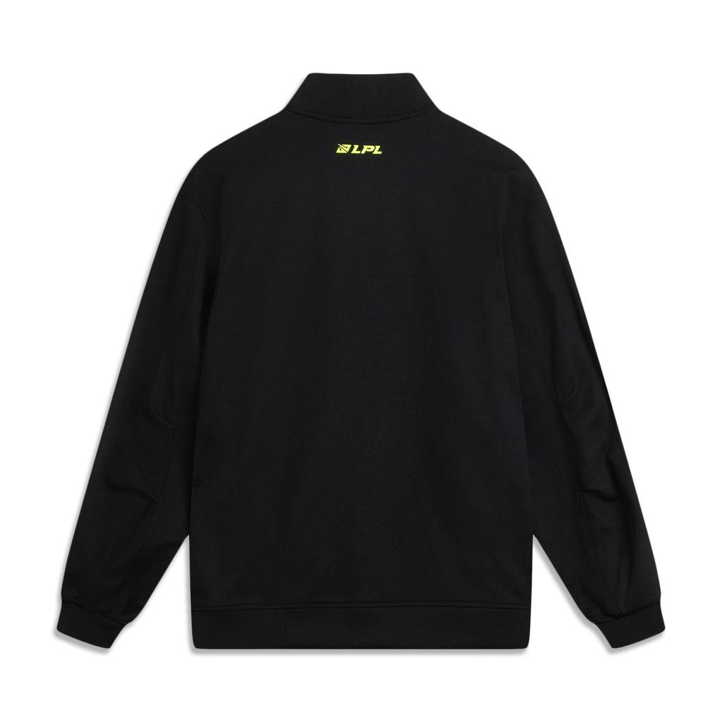 Li-Ning Men's Skateboard Series Casual Lapel Long Sleeves Jacket Black AFDU739-1