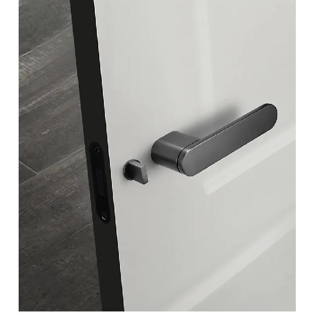 Bedroom Silent Magnetic Suction Door Lock Zinc Alloy Security Door Locks Indoor Wooden Door Handle Lockset Furniture Hardware