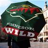 Minnesota Hockey Team Umbrella Folding Umbrella, Automatic Umbrella 8-Frame for Travel, Camping Use Gift for Halloween Christmas