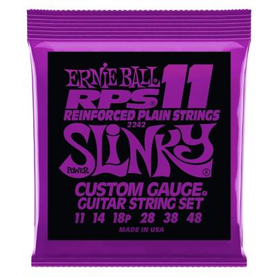 ERNIE BALL 2242 Electric Guitar Strings RPS POWER SLINKY Reinforced Plain Strings Power Slinky [Genuine] (11-48)