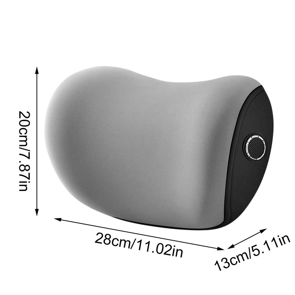 

Car Seat Back Support For Driver Car Lumbar Support Cushion Adjustable Straps Posture Corrector For Long Sitting Driver серый