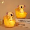 Recharging Powered Koala Silicone Night Light 7 Colors Mood Sleeping Light Eye Protection for Bedroom Living Room Gift Bedside