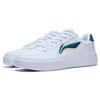 New LiNing Acer Truncatum Slip Resistant Cushioning Wear Resistant Low Top Skateboard Shoes Men's White Green AGCT339-1