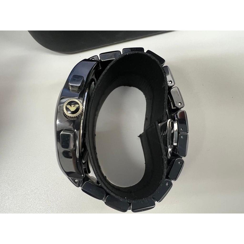 Used Working item EMPORIO ARMANI CERAMICA Chronograph Men's Watch