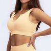 European & American Seamless Knitted Yoga Set: Peach Butt Sports Shorts & Short Sleeve Bra Vest for Summer Fitness