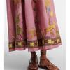 Rochie Maxi cu Bretele Legate la Umeri pentru Femei, Imprimeu Floral, Talie Empire, Rochie de Soare pentru Vacanță de Vară pe Plajă