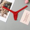 New Deep V Thong Women's Breathable One Line Sexy Hot Low Waist Mini Panties Bikini Bottom Thongs Female Panty Women Underwear
