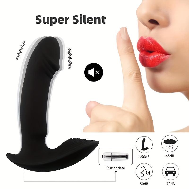 Lieferungen für Erwachsene Sexspielzeug Einzelfrequenz Silikon Prostatamassage Analplug Vibrator Sexspielzeug Männer und Frauen Knopfbatterie