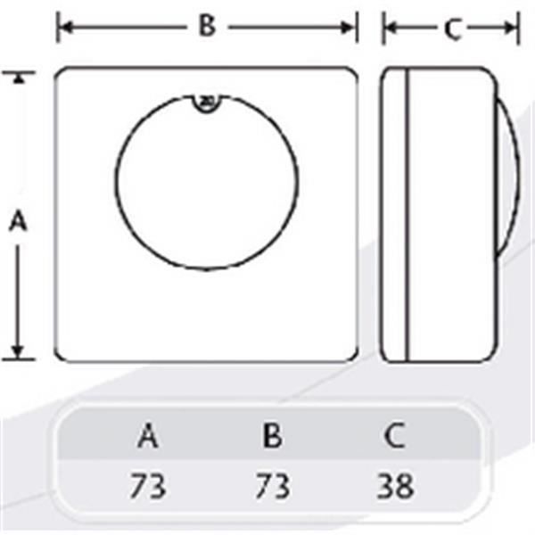 Thermostat d'ambiance - ALTECH - ALTHC007 - Mécanique - Non programmable