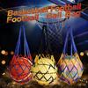 Fotbalová síťová taška Nylon Tučné úložiště Přenos jednoho míče Přenosné vybavení Venkovní sporty Fotbal Basketbal Volejbal