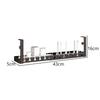 Extendable Under Desk Cable Management No Drilling Metal Cable Tray Space Saving Multipurpose Household Hanging Organizer Shelf
