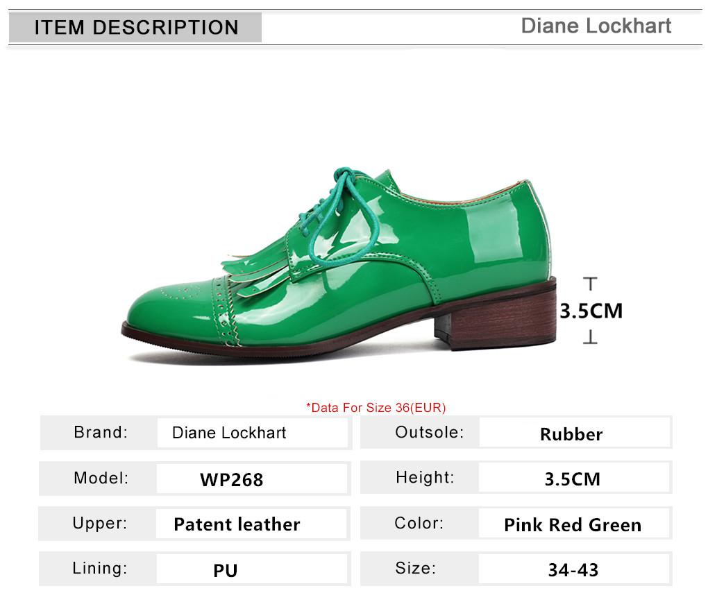 Móda Móda Jaro Šněrovací Oxfordky Dámské Šněrovací S Kulatou Špičkou Mokasíny Přezka Střapec Kůže Derby Britské Dámské Boty na Silném Podpatku