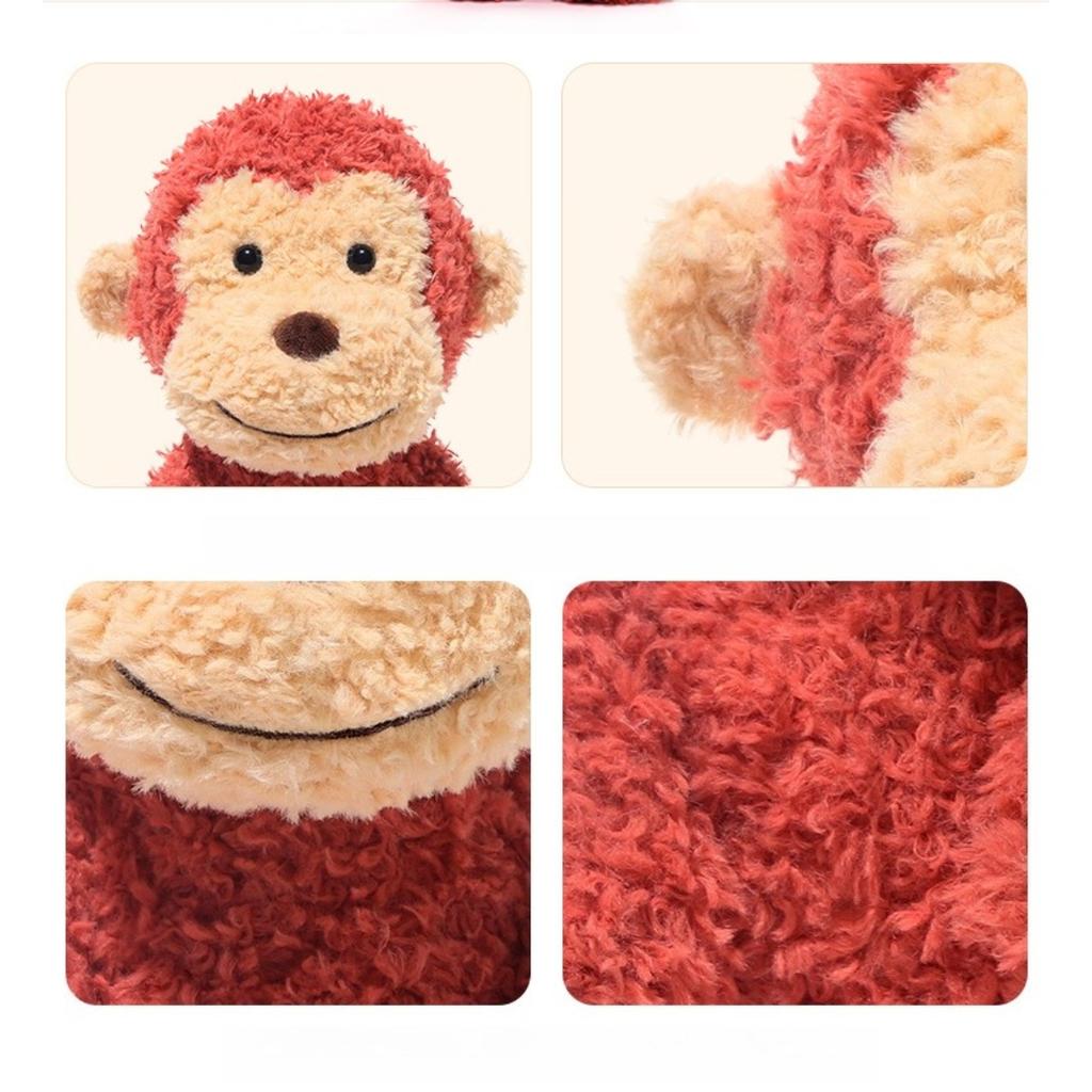 30cm Plush Toy Monkey Rabbit Sheep Cow Christmas Gift for Kids
