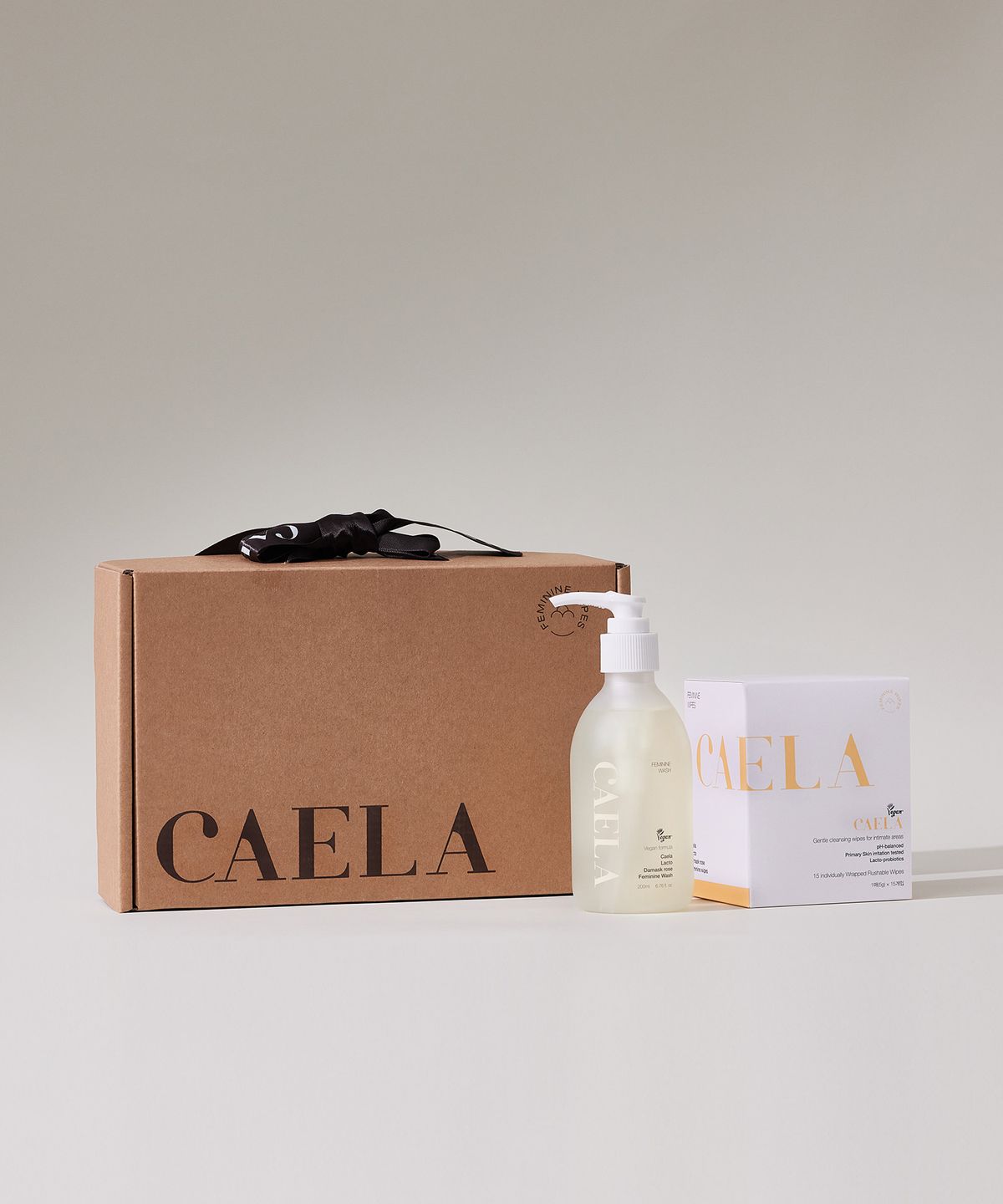 Feminine Wash Gift Set (200ml Gel Type Wash + 15 Wipes)