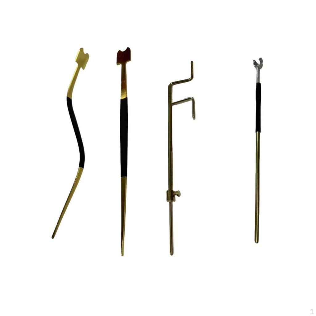 4 Pieces Cello Sound Post Setter Repair Kit Tool for Luthiers, Workshop