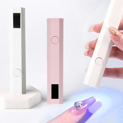 Nagel-UV-Lampe mit LED-Anzeige Wiederaufladbare Mini-Nagellampe