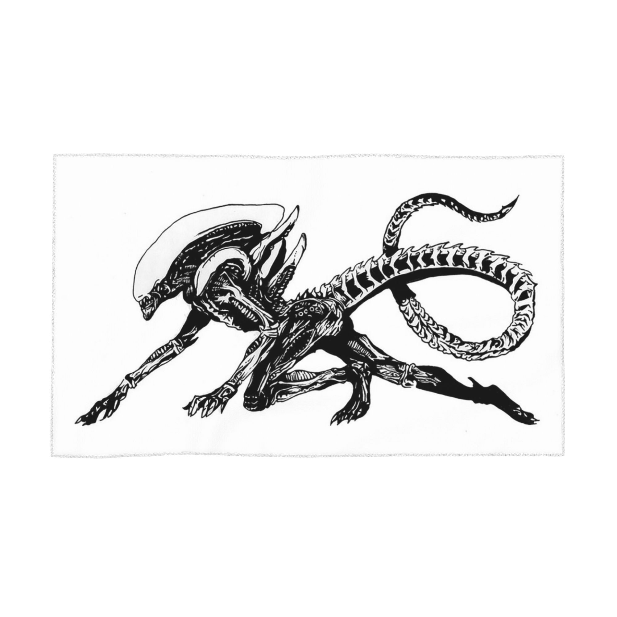 

Xenomorph Alien Movie Soft Face Towel Quick Dry Pool Bath Cotton Towels Absorbent Quick W40*H60(CM)