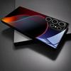 Gradient Black Tempered Glass Phone Case Suitable for Samsung Galaxy S26 S25 S24 S23 S22 S20 FE/Ultra/Plus Anti Drop Back Cover