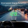 Head Up Display Car GPS Digital Speedometer, Car Hud Windshield Speedometer Projector, Real-Time GPS Speed Readout, USB Plug and Play, Auto