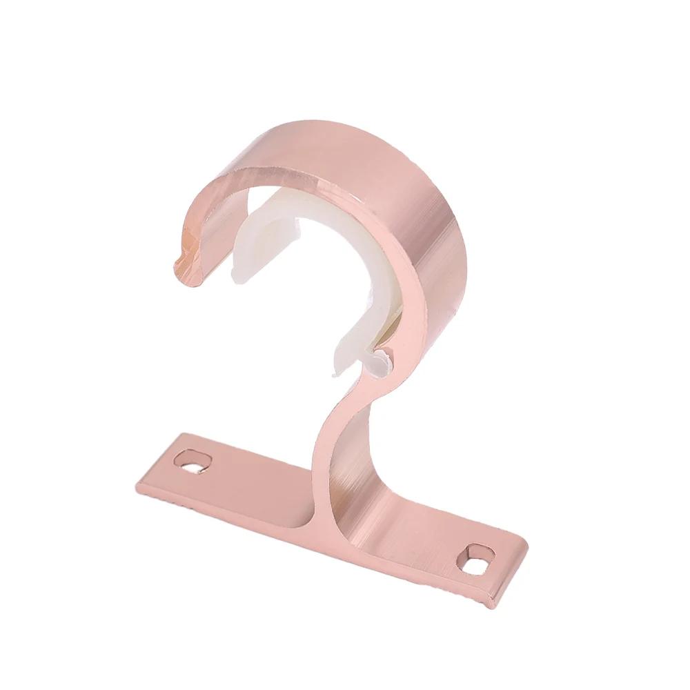 Starke Vorhanghalterung Römische Stange Aluminiumlegierung Kleiderstangenhalterung Zuhause Badezimmer Wandhaken Dekorative Accessoires